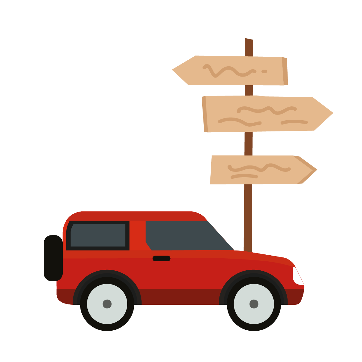 Car and Directions
