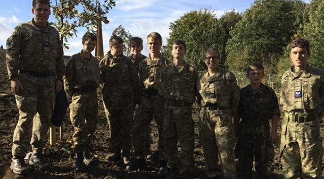 Cadets Gardening Cadets Gardening