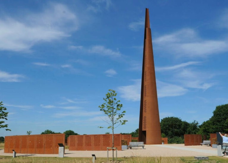Ibcc bomber command blog feature International Bomber Command Centre in Lincoln - the Spire and Memorial Walls